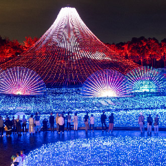 北陸名花彩燈雙溫泉5日.保住希爾頓.新穗高纜車.庄川峽遊船.白川鄉合掌村.牧歌之里戲雪.採草莓(名古屋進大阪出)