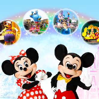 FUN暑假四大主題星野東京灣1955雙溫泉7日.大井川鐵道.樂高樂園&水族館.野生動物園.雙迪士尼樂園.採水蜜桃(日航)