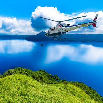 北海道摩周湖SKY直升機遊覽5日.熱氣球體驗.釧路濕原蒸氣小火車.渡邊體驗牧場.富良野花田.哈密瓜&三大蟹吃到飽