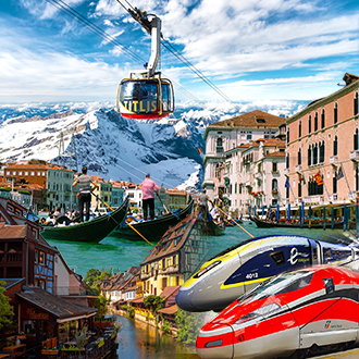 德瑞超值10日~雙峰-最美少女峰、全覽鐵力士山、夢幻新天鵝堡、童話亞爾薩斯＊前10名報名付訂，享優惠2000元