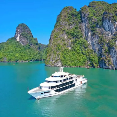 超值北越雙龍灣5日~下龍灣VIP遊船.陸龍灣巡禮.水上木偶戲.SEN自助百匯